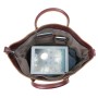 18 in. Large Cowhide Leather Shoulder Bag LS16