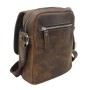 9 in. Cowhide Leather Parent-Child Shoulder Waist Bag LS24