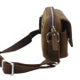8 in. Cowhide Leather Parent-Child Shoulder Waist Bag LS25