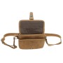 8 in. Cowhide Leather Parent-Child Shoulder Waist Bag LS27