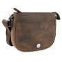 Cowhide Leather Slim Sling Shoulder Bag LS41