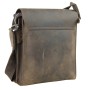 Full Grain Leather Casual Messenger Shoulder Bag LS63