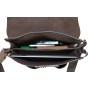 Full Grain Leather Casual Messenger Shoulder Bag LS64