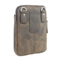 Full Grain Cowhide Leather Slim Shoulder Bag LS66