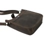 Full Grain Leather Slim Sling Shoulder Bag LS69