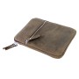 Full Grain Leather Slim Satchel Handbag iPAD Tablet Sleeve LS71