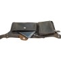 Full Grain Leather Slim Long Shape Waist Bag LW07