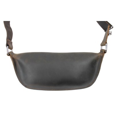 Long Shape Full Grain Leather Waist Pack LW09