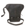 Full Grain Leather Waist Leg Sport Bag LW10