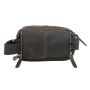 Full Grain Leather 2-way Carry Shoulder Waist Bag LW13