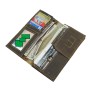 8 in. Full Leather CEO Checkbook Card Holder A598