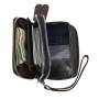 Cowhide Leather Hand Clutch Double Zipper Wallet A877