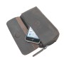 Cowhide Leather Slim Waist Pack Phone Holder B105