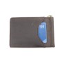 Full Grain Leather Simple Checkbook Cash Folder B159