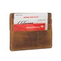 Full Grain Leather Simple Card ID Compact Holder B191