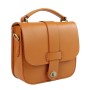 Full Leather Handmade Hard Leather Small Satchel YP351